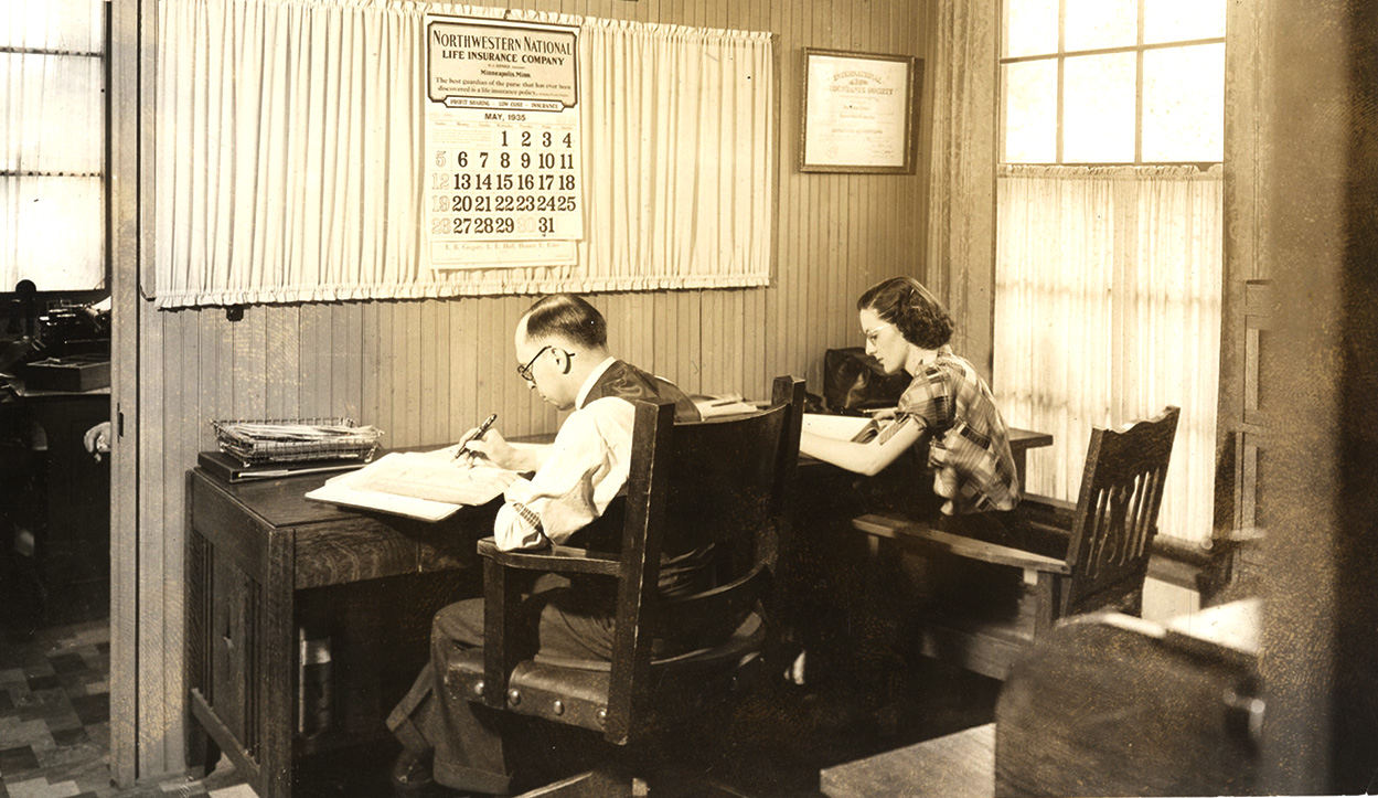 Photograph of Psychiana business office